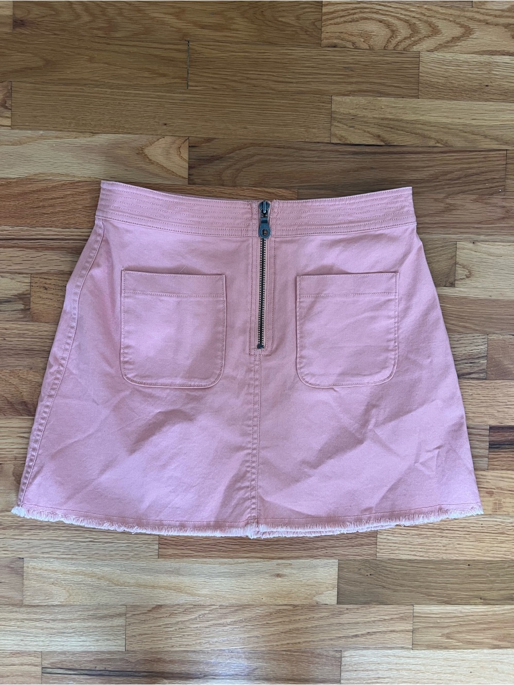 Madewell A-Line Mini Skirt with Front Pockets